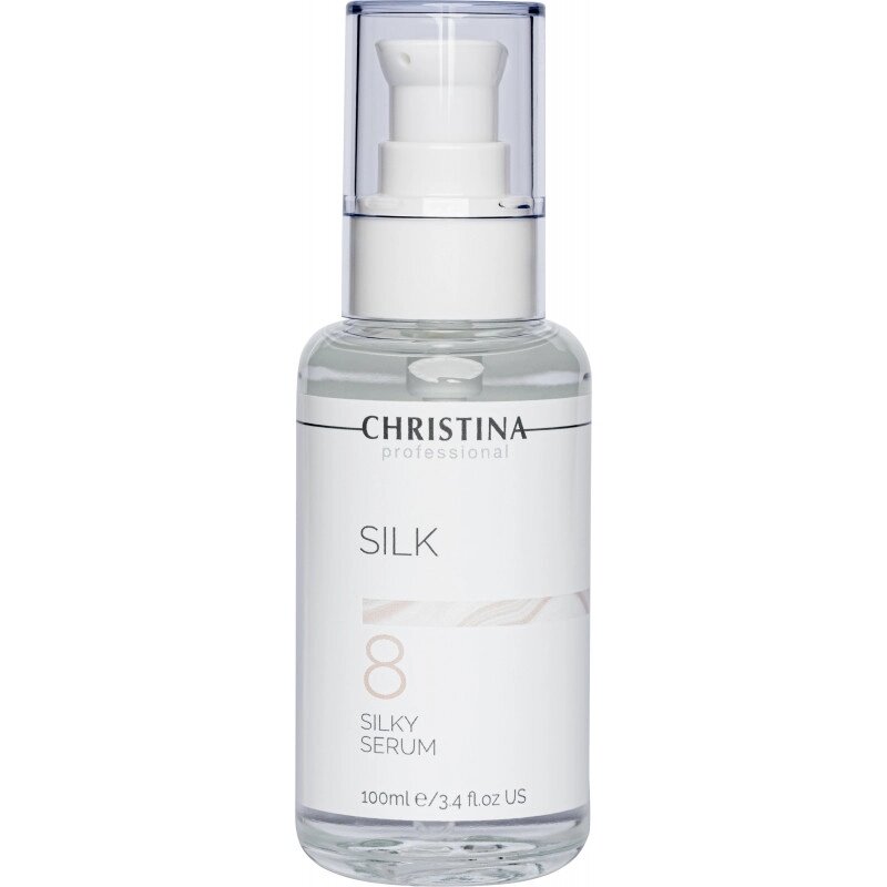 Сироватка для вирівнювання зморщок (крок 8) Christina Silk Silky Serum 100 мл від компанії Лікувальна, доглядова та професійна косметика - фото 1