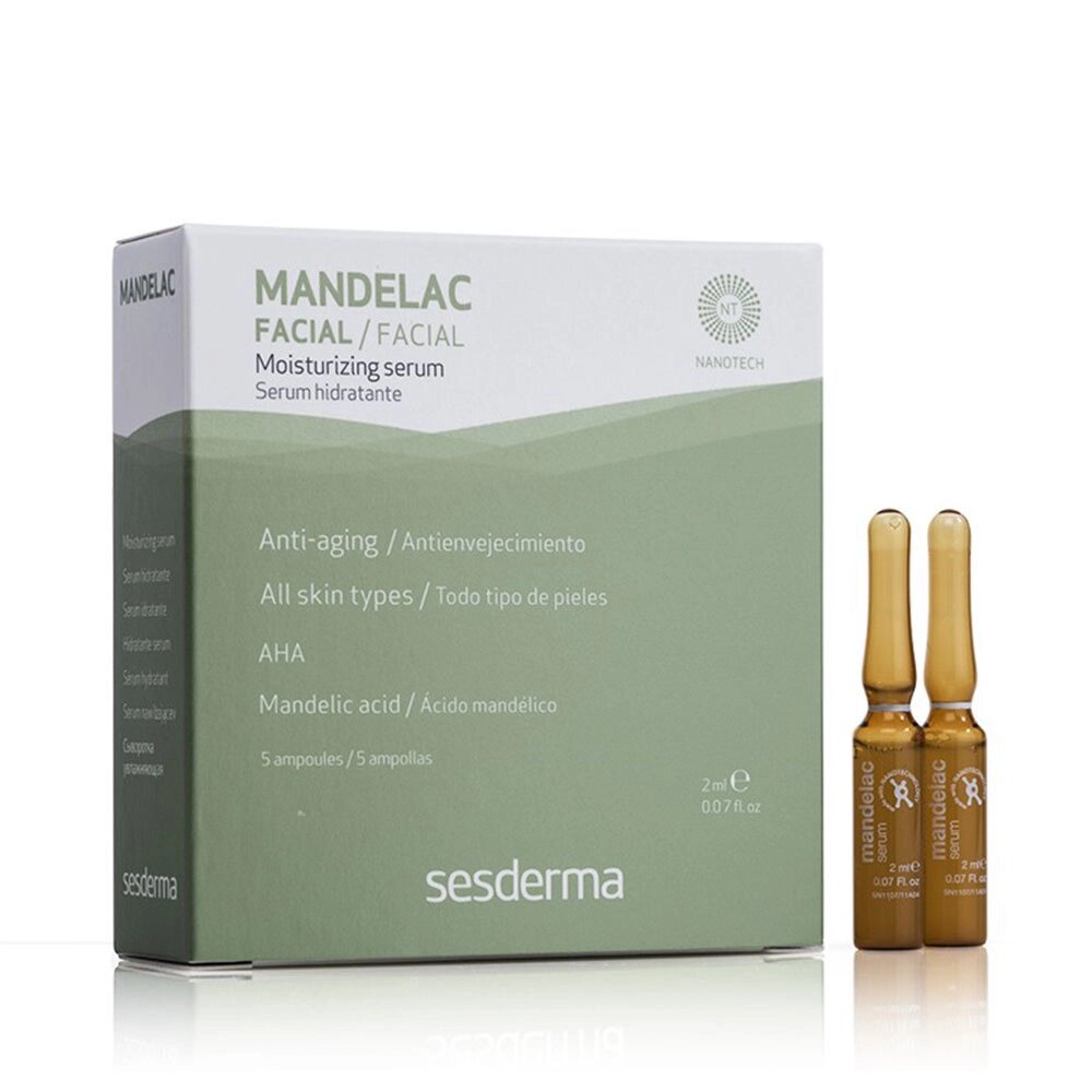 Сироватка з мигдалевою кислотою SeSDerma Mandelac Serum 5*2 мл від компанії Лікувальна, доглядова та професійна косметика - фото 1