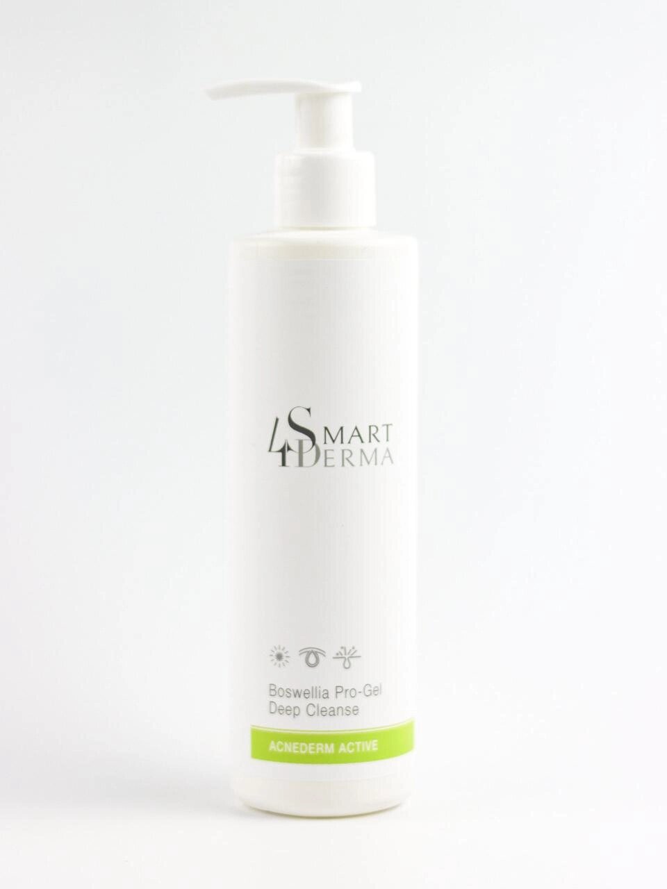 Smart4Derma Acne Derm Activе Інтенсивний очищаючий гель з босфелією, 250 мл від компанії Лікувальна, доглядова та професійна косметика - фото 1