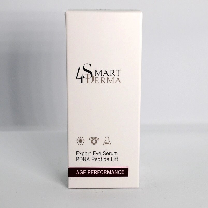 Smart4Derma Age Performance Expert Eye Serum PDNA Peptide Lift Пептидна ліфтинг-сироватка для периорбітальної зони 30 мл від компанії Лікувальна, доглядова та професійна косметика - фото 1