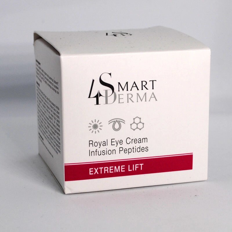 Smart4Derma Extreme Lift Royal Eye Вдосконалюючий пептидний крем для зони навколо очей, 30 мл від компанії Лікувальна, доглядова та професійна косметика - фото 1