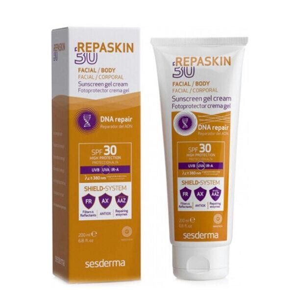 Сонцезахисний лосьйон для тіла SeSDerma Repaskin Facial Body SPF 30 200 мл від компанії Лікувальна, доглядова та професійна косметика - фото 1