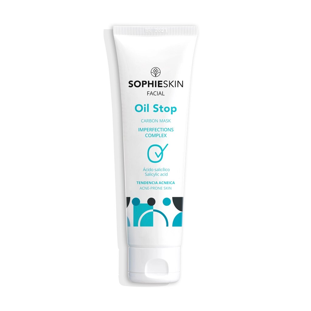 SophieSkin Карбонова маска Oil Stop Carbon Mask 50 мл від компанії Лікувальна, доглядова та професійна косметика - фото 1