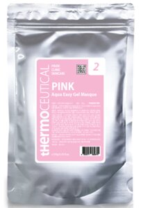 THERMOCEUTICAL Aqua Easy Gel Masque + Powder-Pink - Гідрогелева маска для антивікової терапії чутливої шкіри