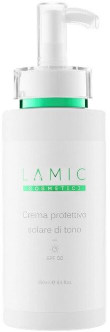 Тональний крем із SPF 50 Crema Protettivo solare di tono SPF 50 Lamic Cosmetici   250 мл від компанії Лікувальна, доглядова та професійна косметика - фото 1