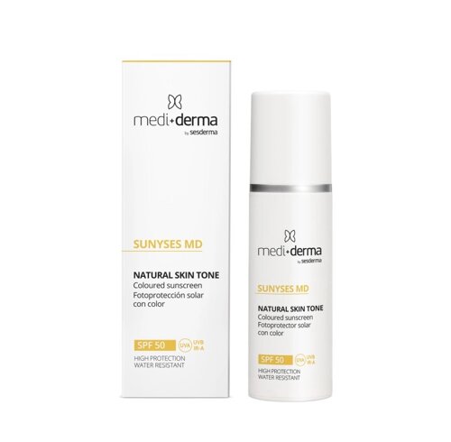 Тональний сонцезахисний крем Medi+derma Facial Cream SPF50 Photoprotection with color 30 мл