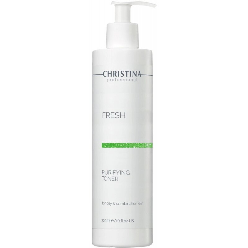 Тонік для очищення жирної шкіри з лемонграсом Christina Fresh Purifying Toner 300 мл від компанії Лікувальна, доглядова та професійна косметика - фото 1