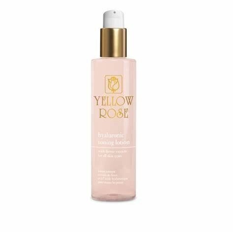 Тонізуючий лосьйон з гіалуроновою кислотою Hyaluronic toning lotion Yelow rose 200 мл від компанії Лікувальна, доглядова та професійна косметика - фото 1