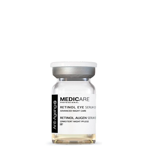 Удосконалювальна нічна сироватка для очей з ретинолом 0,3% /  RETINOL EYE SERUM 0,3% Medicare  2*5 мл від компанії Лікувальна, доглядова та професійна косметика - фото 1