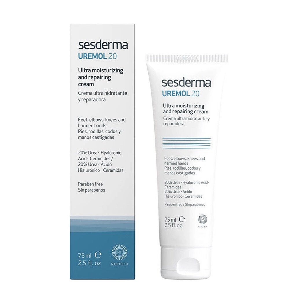 Ультразволожувальний крем SeSDerma Uremol 20 Ultra Moisturizing&Repairing Cream 75 мл від компанії Лікувальна, доглядова та професійна косметика - фото 1