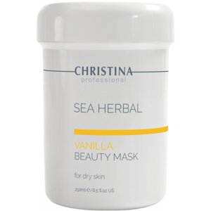 Ванільна маска краси для сухої шкіри Christina Sea Herbal Beauty Mask Vanilla 250 мл