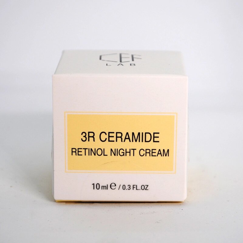 Вдосконалюючий Нічний Ретиноловий Крем CEF Lab 3R Ceramide Retinol Night Cream 10 мл від компанії Лікувальна, доглядова та професійна косметика - фото 1