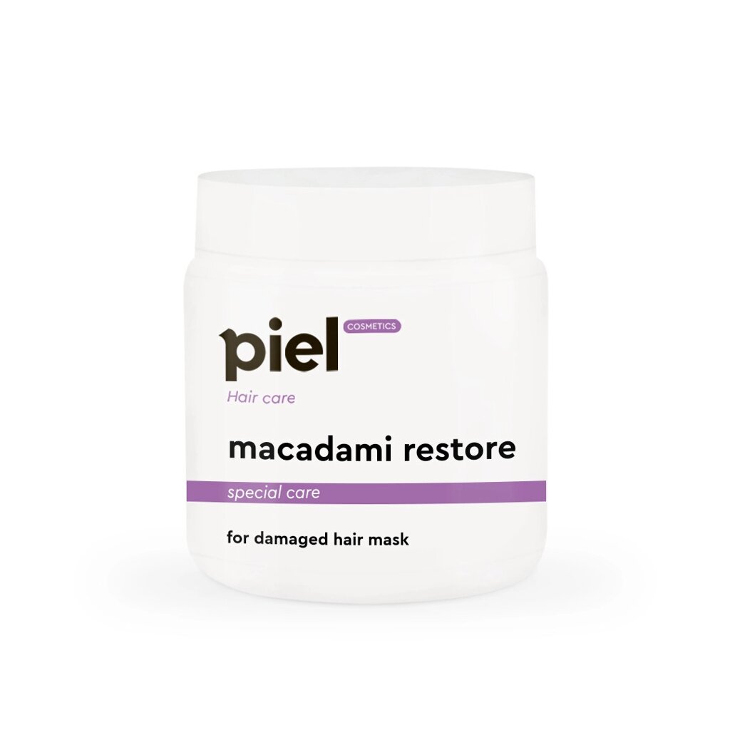 Відновлювальна маска для пошкодженого волосся Piel Macadami Restore Mask 500 мл від компанії Лікувальна, доглядова та професійна косметика - фото 1