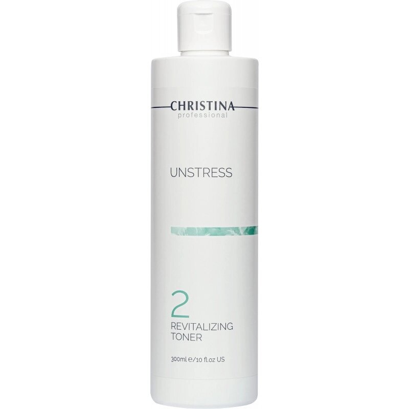 Відновлювальний тонік (шаг 2) Christina Unstress Revitalizing Toner 300 мл від компанії Лікувальна, доглядова та професійна косметика - фото 1