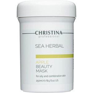 Яблучна маска для жирної та комбінованої шкіри Christina Sea Herbal Beauty Mask Green Apple 250 мл