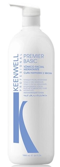 Зволожувальний тонік для нормальної та сухої шкіри Keenwell Moisturizing Face Tonic Normal And Dry Skins 1000 мл від компанії Лікувальна, доглядова та професійна косметика - фото 1