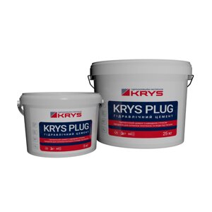 Гідропломба KRYS Plug. Зупинка води у підвалі за 1 хв 25 кг