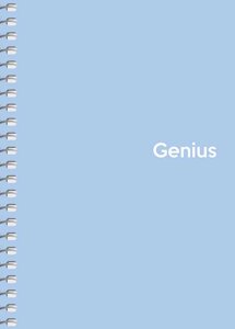 Блокнот у клітинку Genius, 80 аркушів