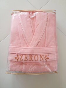 Жіночий халат TM ZERON V. I. P, розмір ХL Персиковий