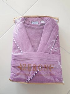 Жіночий халат TM ZERON V. I. P, розмір ХL Бузковий