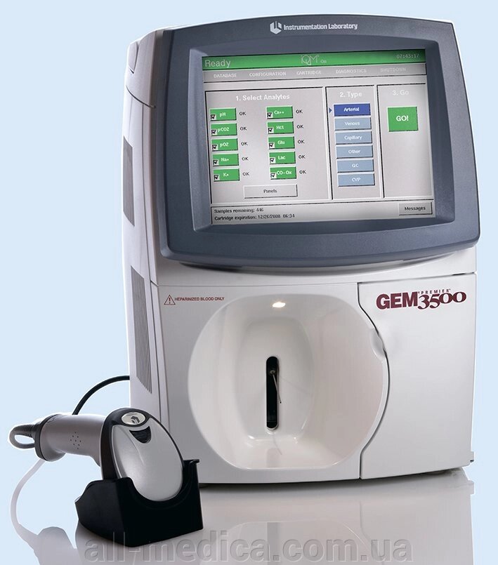 Аналізатор газів крові та електролітів GEM Premier 3500 (без картріджа) від компанії Інтернет-магазин "ALL Medica" - фото 1