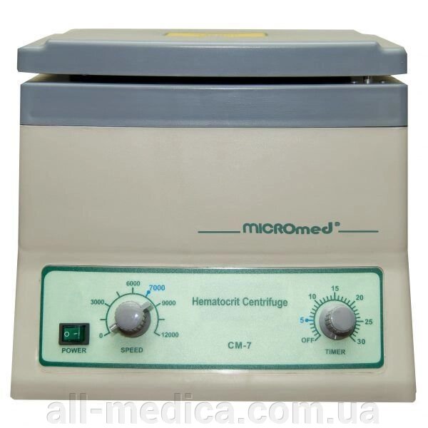 Центрифуга гематокритна MICROmed СМ-7 від компанії Інтернет-магазин "ALL Medica" - фото 1