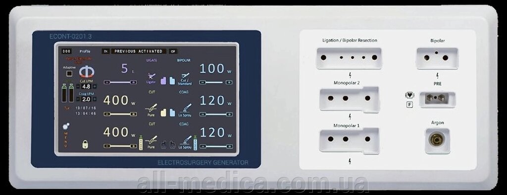 Електрохірургічний генератор ЕКОНТ-0201.3 (з АПК) від компанії Інтернет-магазин "ALL Medica" - фото 1