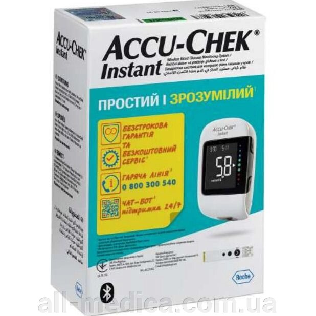Глюкометр Accu-Chek Instant (Акку-Чек Инстант) від компанії Інтернет-магазин "ALL Medica" - фото 1
