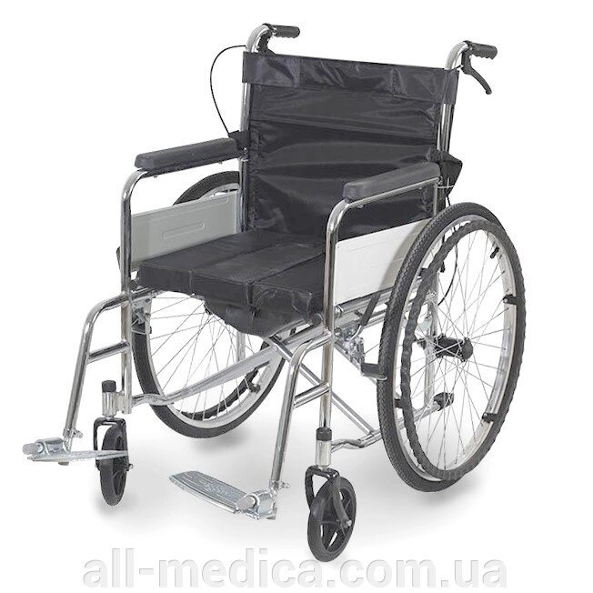 Крісло-каталка КВН-1 для транспортування пацієнтів з туалетом від компанії Інтернет-магазин "ALL Medica" - фото 1