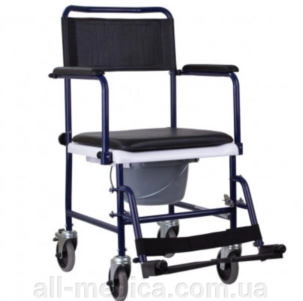 Крісло-каталка з санітарним оснащенням OSD-MOD-JBS367A від компанії Інтернет-магазин "ALL Medica" - фото 1