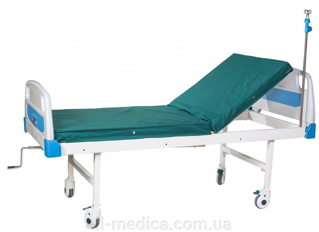 Ліжко медичне А26 (2-секційне, механічне) від компанії Інтернет-магазин "ALL Medica" - фото 1