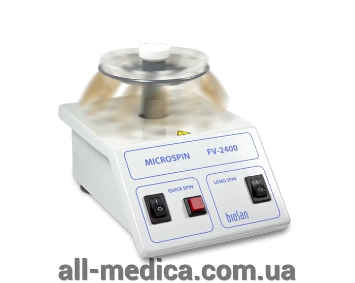 Міні-центрифуга-вортекс Microspin FV -2400 від компанії Інтернет-магазин "ALL Medica" - фото 1
