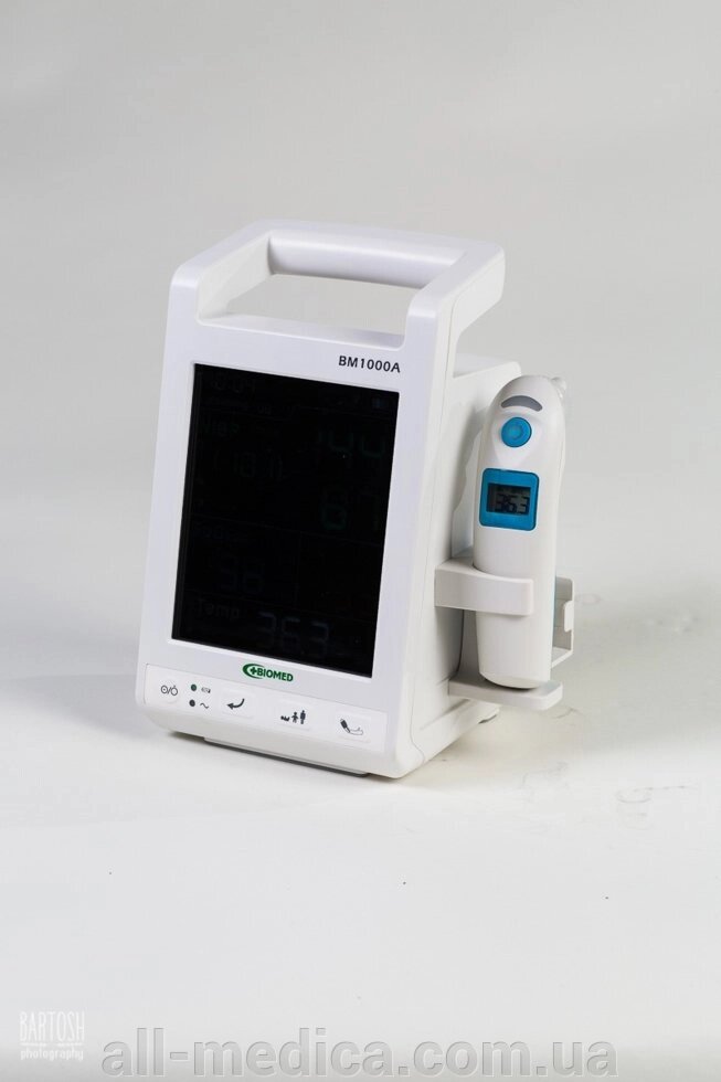 Монітор контролю життєво важливих показників ВМ1000A з термометром. від компанії Інтернет-магазин "ALL Medica" - фото 1