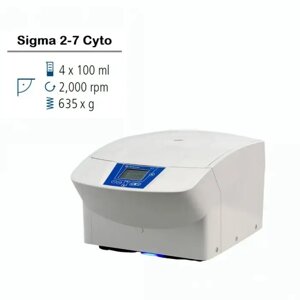 Лабораторна центрифуга Sigma 2-7 Cyto настільна цитоцентрифуга без охолодження