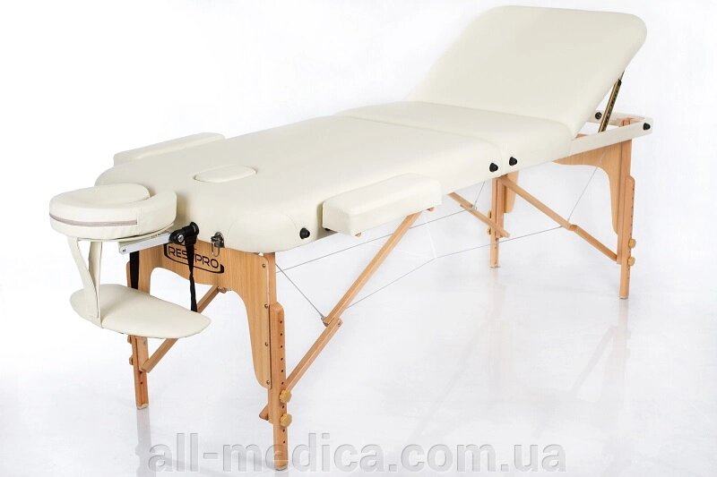 Restpro vip 3 бежевий переносний масажний стіл (кушетка) від компанії Інтернет-магазин "ALL Medica" - фото 1