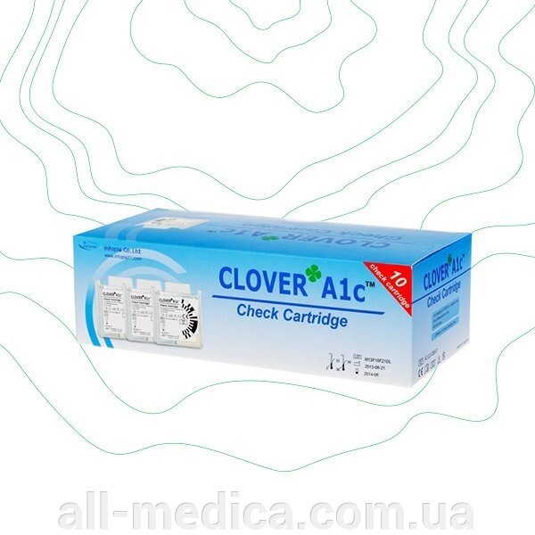 Щомісячній контрольний картридж до аналізатору Clover A1c від компанії Інтернет-магазин "ALL Medica" - фото 1