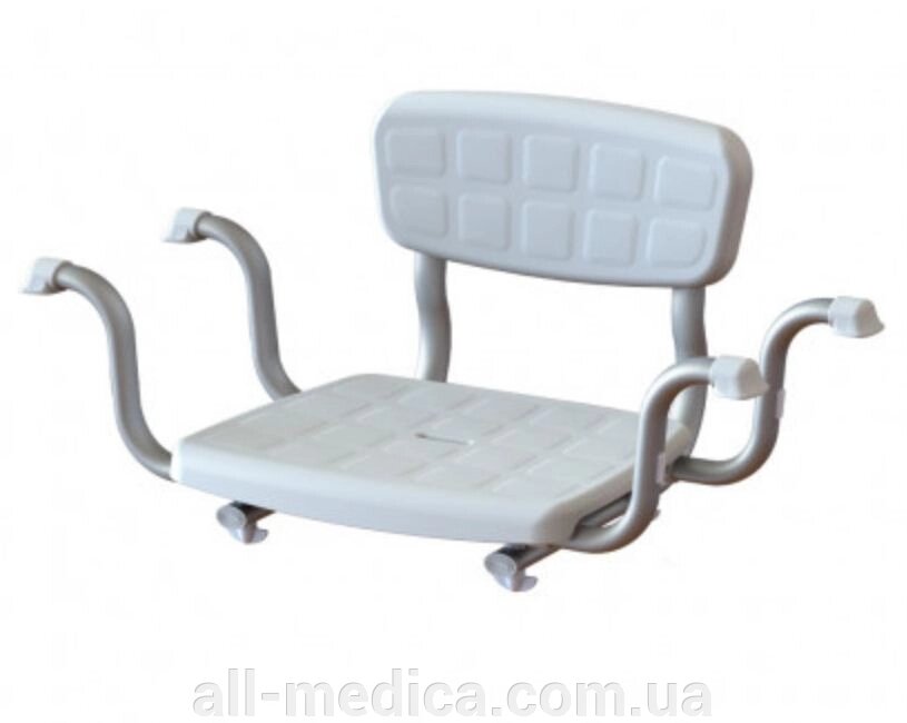Сидіння для ванної зі спинкою KING-BSB-00 від компанії Інтернет-магазин "ALL Medica" - фото 1