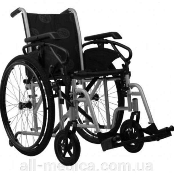 Стандартний інвалідний візок OSD Millenium 4 (хром) від компанії Інтернет-магазин "ALL Medica" - фото 1