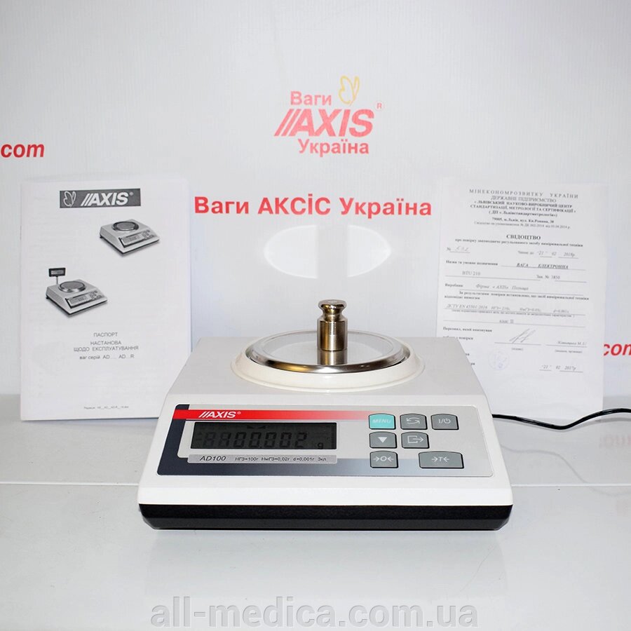 Ваги лабораторні AD50 (Axis) від компанії Інтернет-магазин "ALL Medica" - фото 1