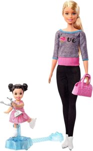 Barbie Ice Skating Coach Doll лялька Барбі Тренер з фігурного катання коуч на льоду учитель катання