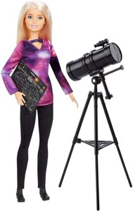 Лялька Барбі Астрофізик Barbie Astrophysicist National Geographic Doll з телескопом астролог оригінал