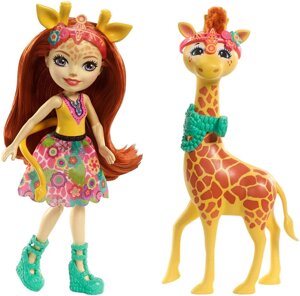Лялька Енчантімалс Жираф Джилліан набір Enchantimals Gillian Giraffe Dolls оригінал Mattel