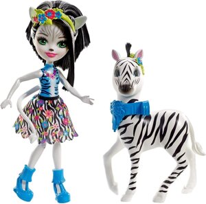 Лялька Зелена Зебра Enchantimals Zelena Zebra Doll зелена Зібров Енчантімалс оригінал