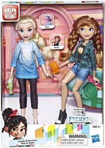 Ляльки Анна і Ельза набір Дісней Ральф проти Disney Elsa & Anna Dolls Princess Ralph Breaks The Internet Movie