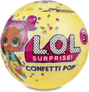 Лялька Lol surprise Confetti Pop куля лола конфетті MGA