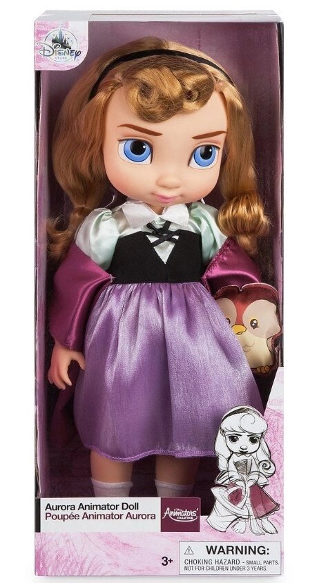 Лялька Аврора аніматор Дісней Disney Animators Collection Aurora спляча красуня оригінал - опт