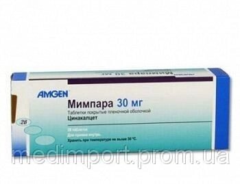 Мімпара 30 мг і 60 мг (Цінакалцет) від компанії Мукосат - фото 1