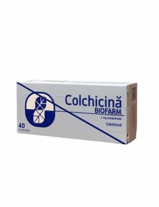 Колхицин (Colchicina) 1 мг № 40 Румунія купити за доступною ціною