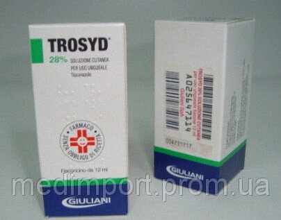 Трозід Trosyd (тіоконазол), 12 мл 28% від компанії Мукосат - фото 1