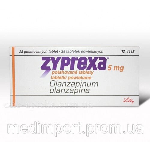 Зіпрекса (Zyprexa) 5 мг від компанії Мукосат - фото 1